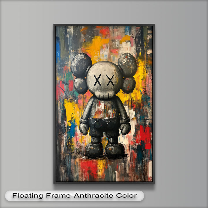Urban Grit – KAWS Companion Oil Painting