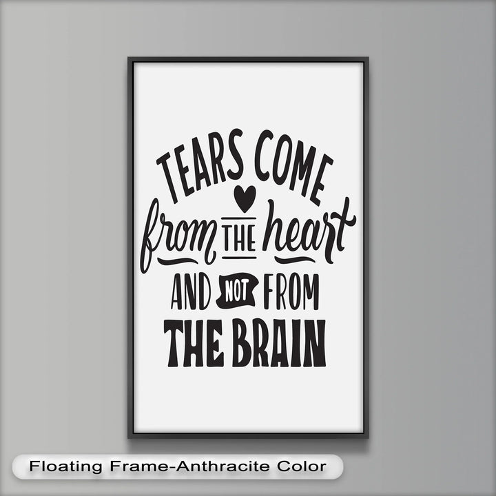 Tears Come from the Heart – Monochrome Oil Painting - MyPhotoStation