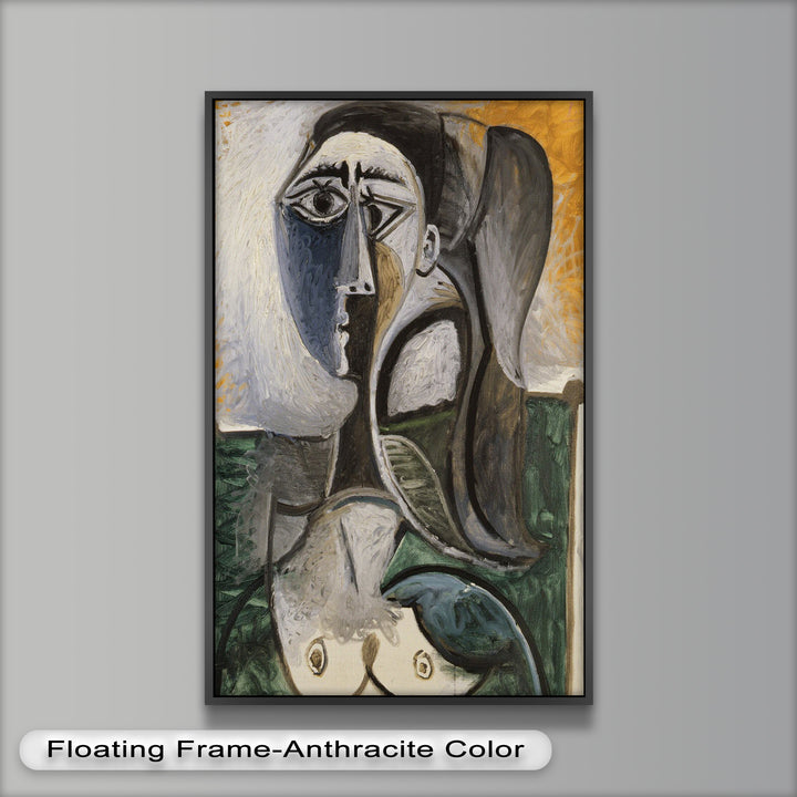 Fragmented Grace – Expressive Female Form in Picasso-Style Oil Painting