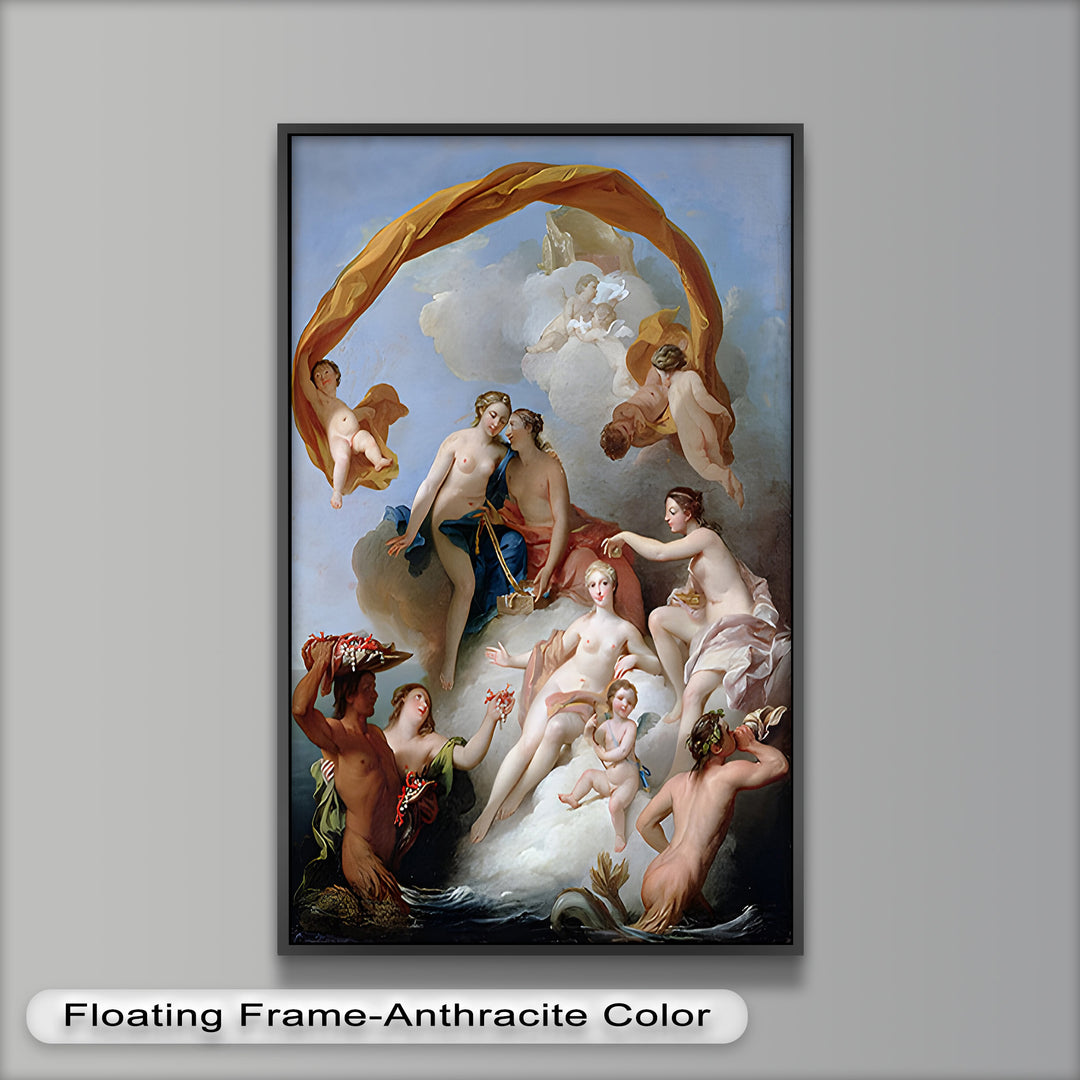 Triumph of Venus – Mythological Renaissance Nude Oil Painting