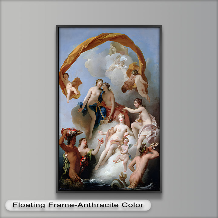 Triumph of Venus – Mythological Renaissance Nude Oil Painting