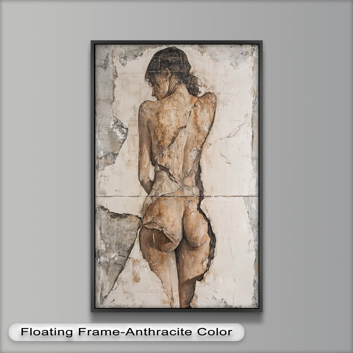 Cracked Grace – Figurative Nude Oil Painting