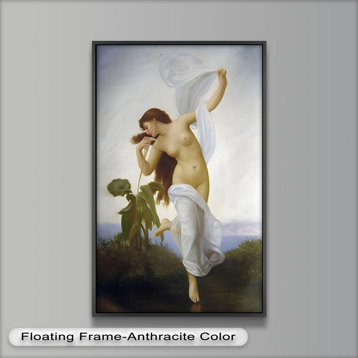 Whispers of the Wind – Classical Nude Goddess Renaissance Oil Painting