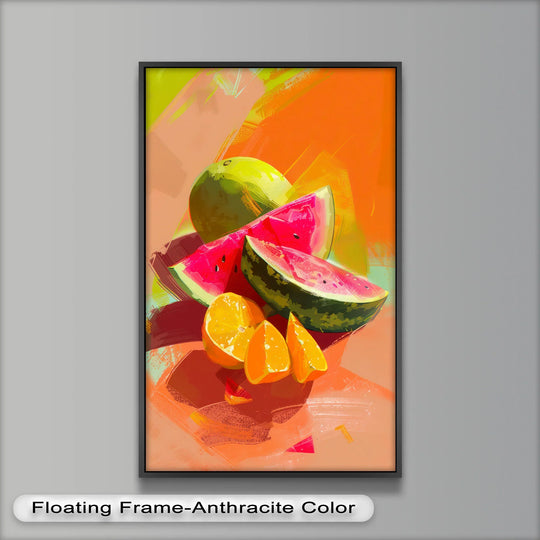 Citrus & Summer – Watermelon and Orange Food Painting - MyPhotoStation