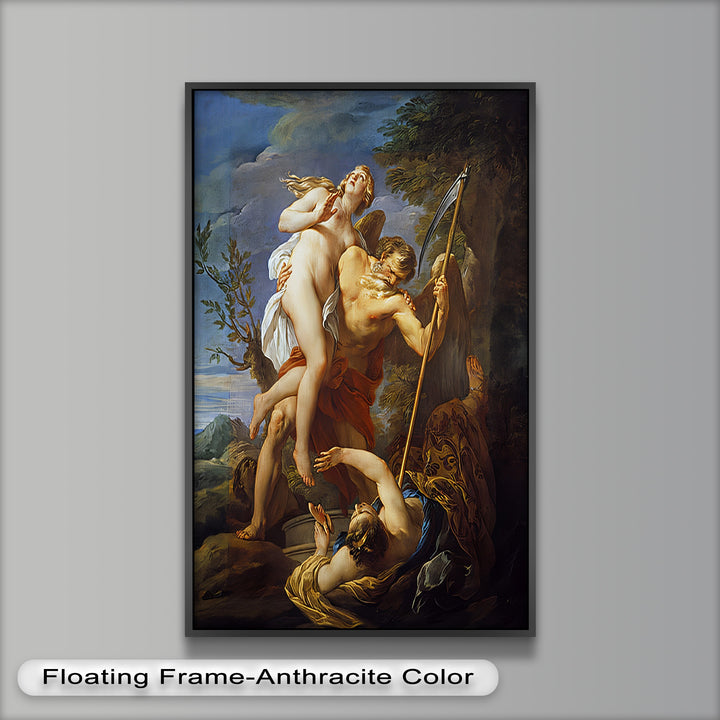 The Seizure of Beauty by Time – Mythological Renaissance Nude Oil Painting