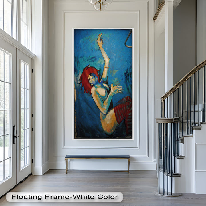 Red-Haired Nude with Blue Shadows - Picasso Oil Painting