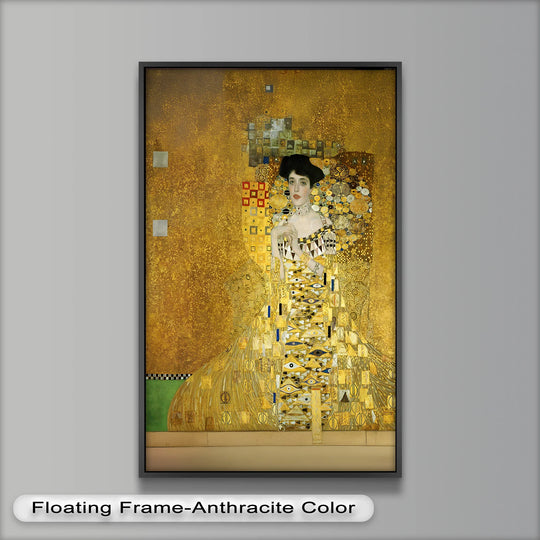 Reflecting superior material quality, this historic Klimt oil painting reproduction print showcases rich detail and texture, enhancing its allure as a fine art piece.