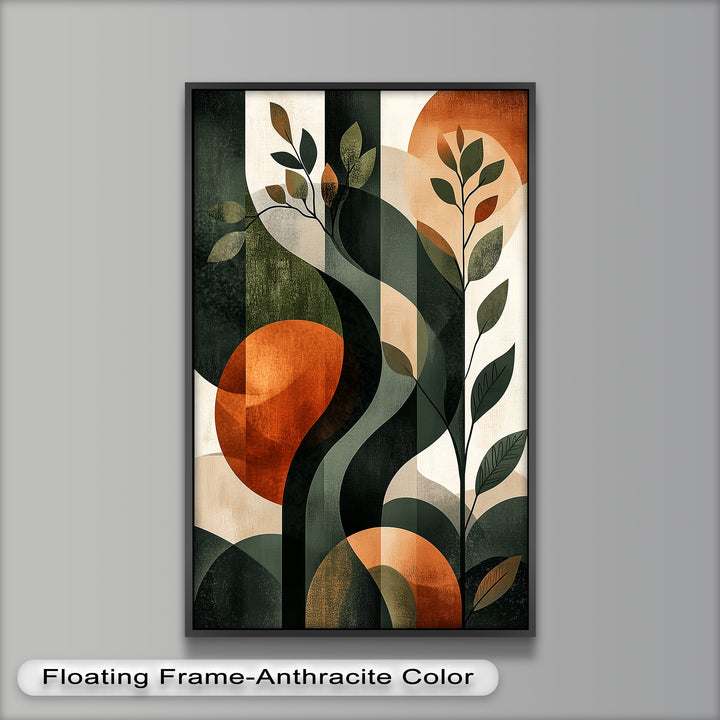 Twilight Grove – Abstract Botanical Oil Painting
