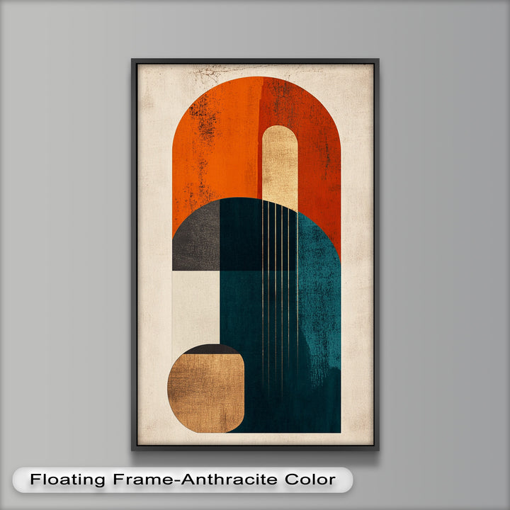 Modern Resonance – Abstract Geometric Oil Painting