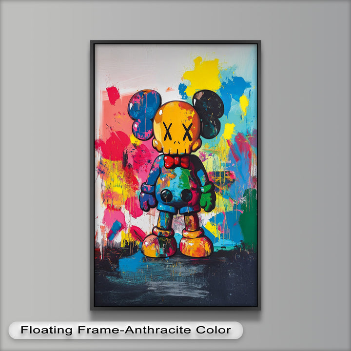 Color Riot Companion – KAWS Oil Painting