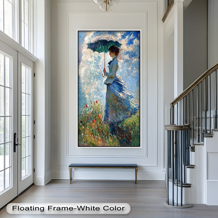 Lady in the Breeze – Impressionist Oil Painting