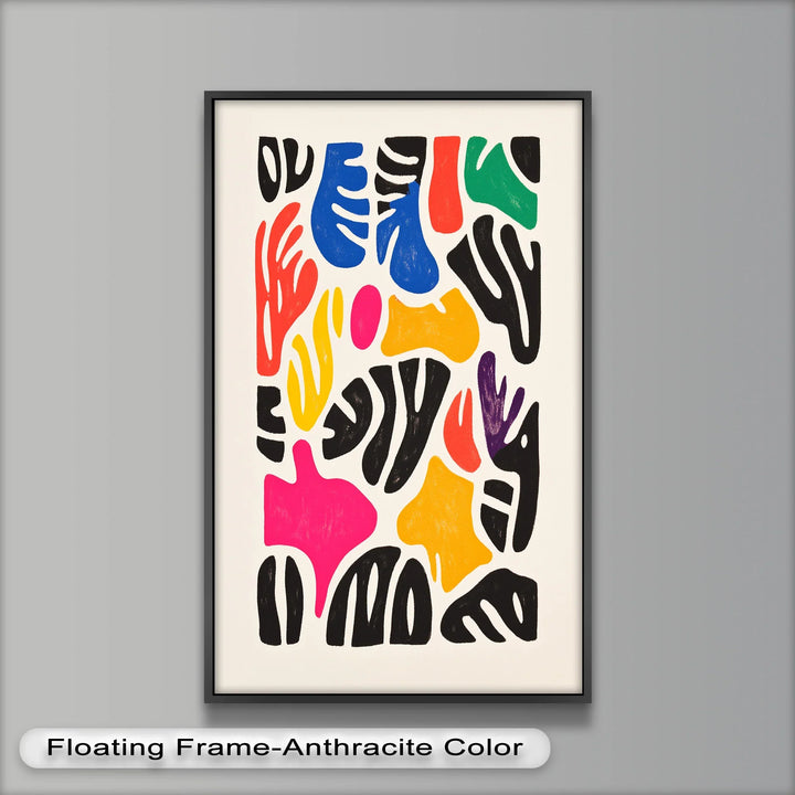 Chromatic Rhythm – Abstract Fauvist Oil Painting - MyPhotoStation