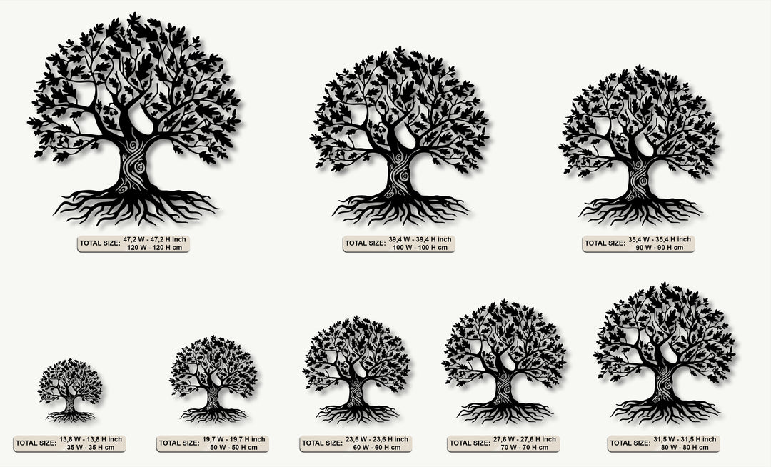 Tree of Life Metal Wall Art – Symbolic Nature Design