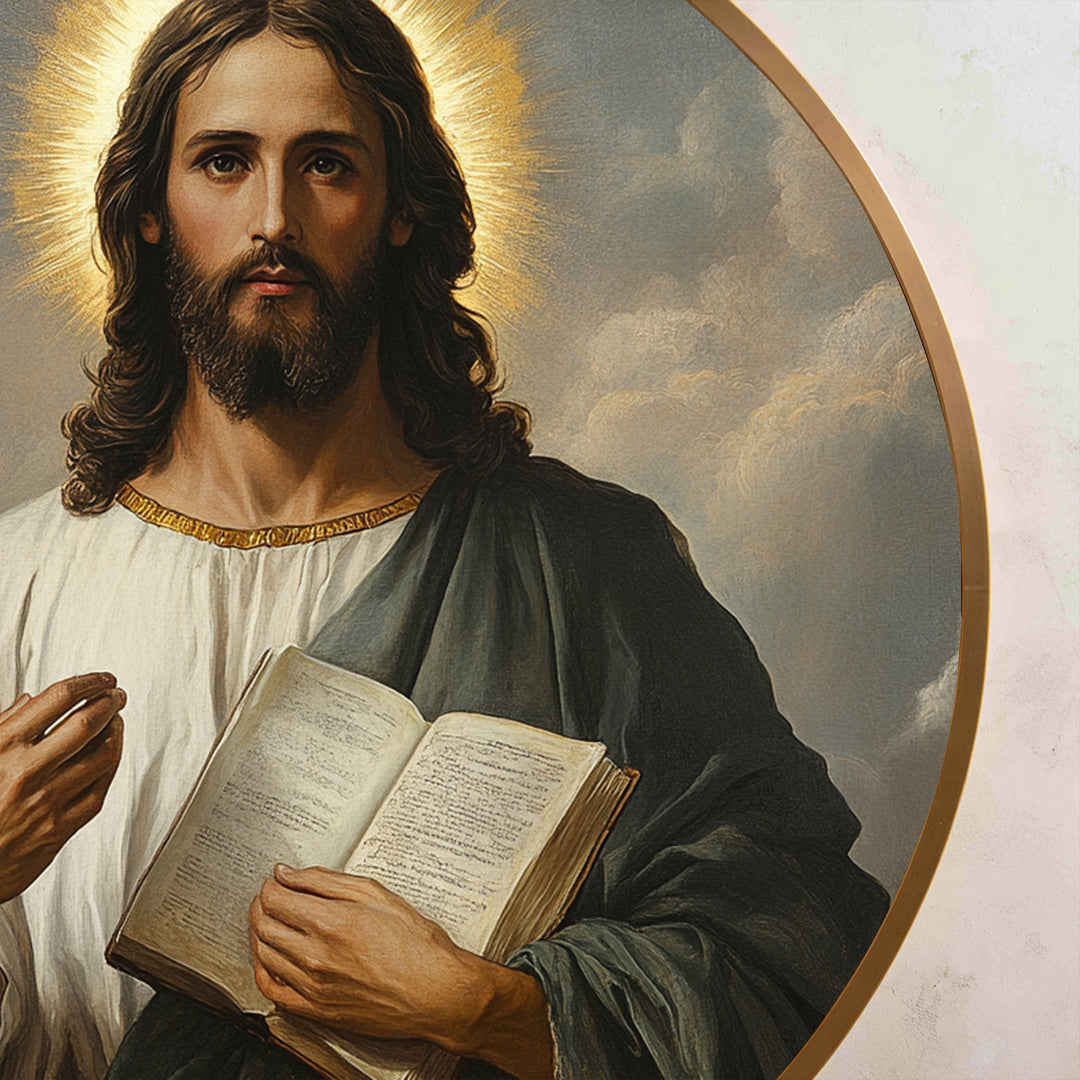 Luz Sagrada – Retrato de la Sabiduría Divina Cuadro al óleo
