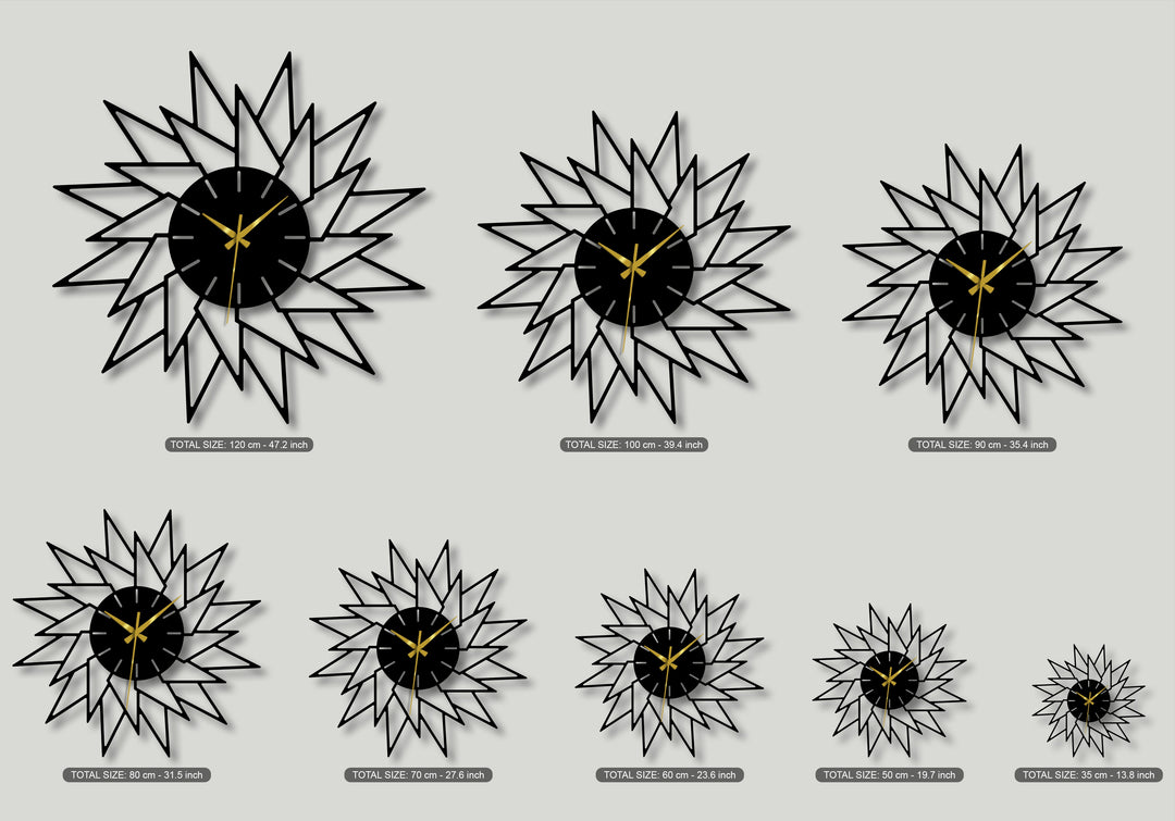 Simetría Divina – Geometría Ornamental Decoración De Pared Metal