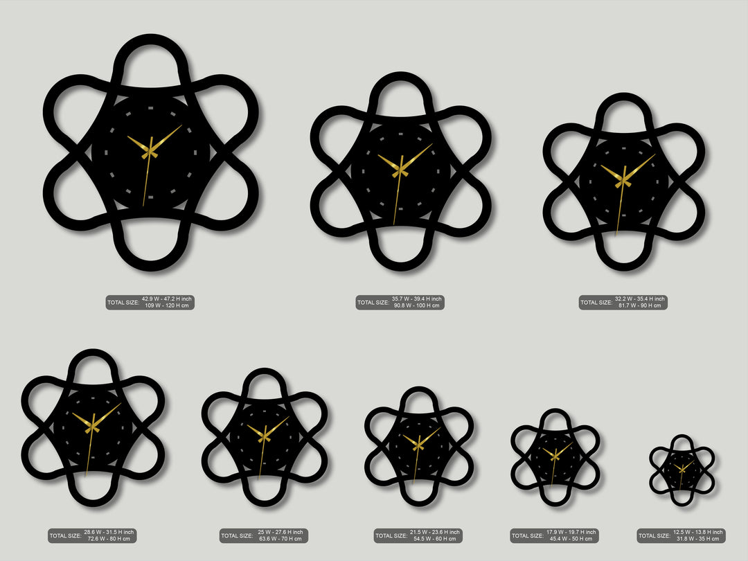 Simetría Divina – Geometría Ornamental Decoración De Pared Metal