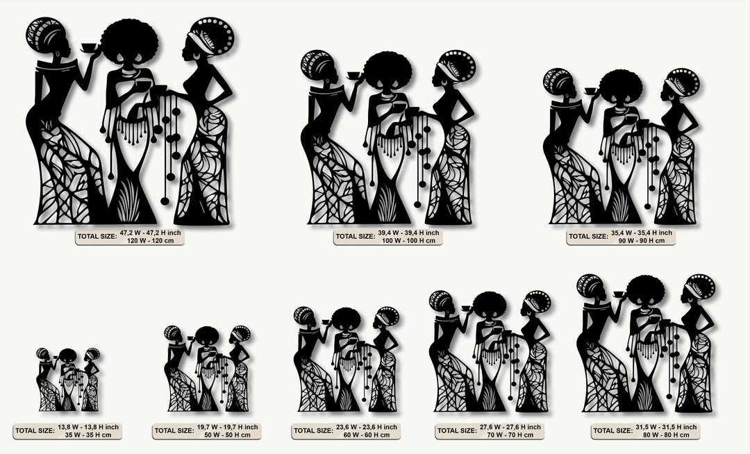 Sacred Bond – Couple Silhouette Metal Wall Art