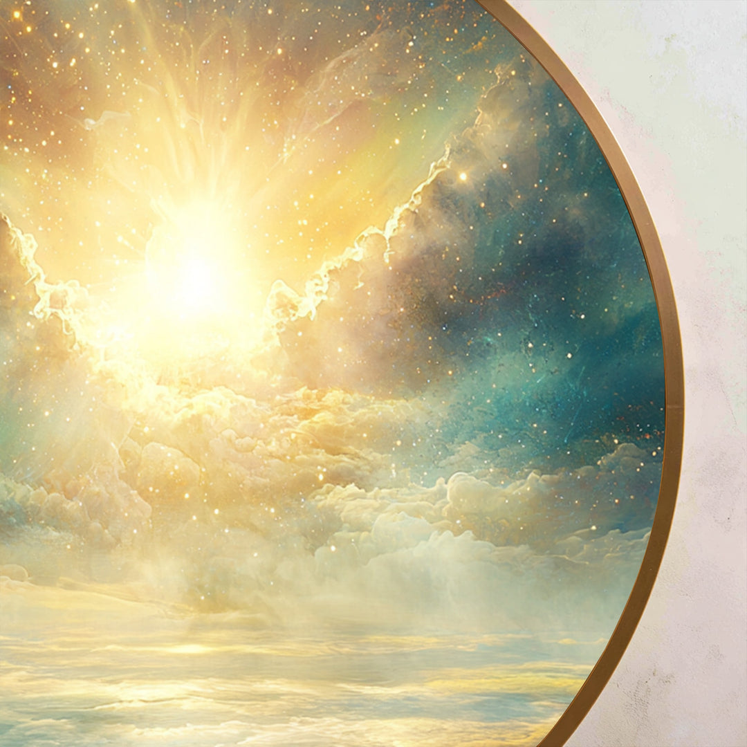 Resplandor Celestial – Ronda del Cielo Divino Cuadro al óleo