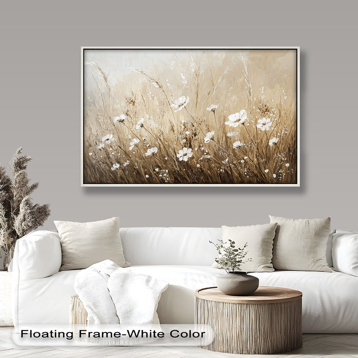 Whispers of Wheat – Floral Oil Painting