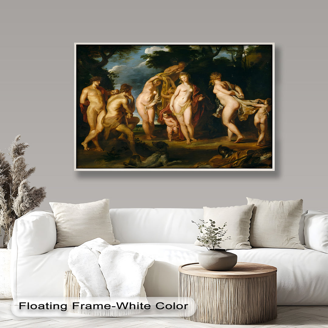 The Judgment of Paris – Mythological Renaissance Oil Painting