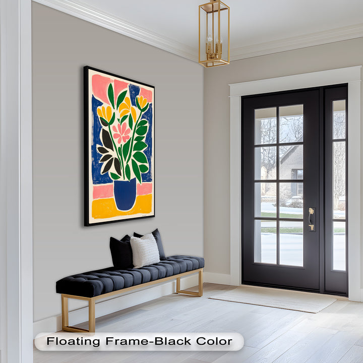 Vibrant Vase Composition – Modern Fauvist Oil Painting