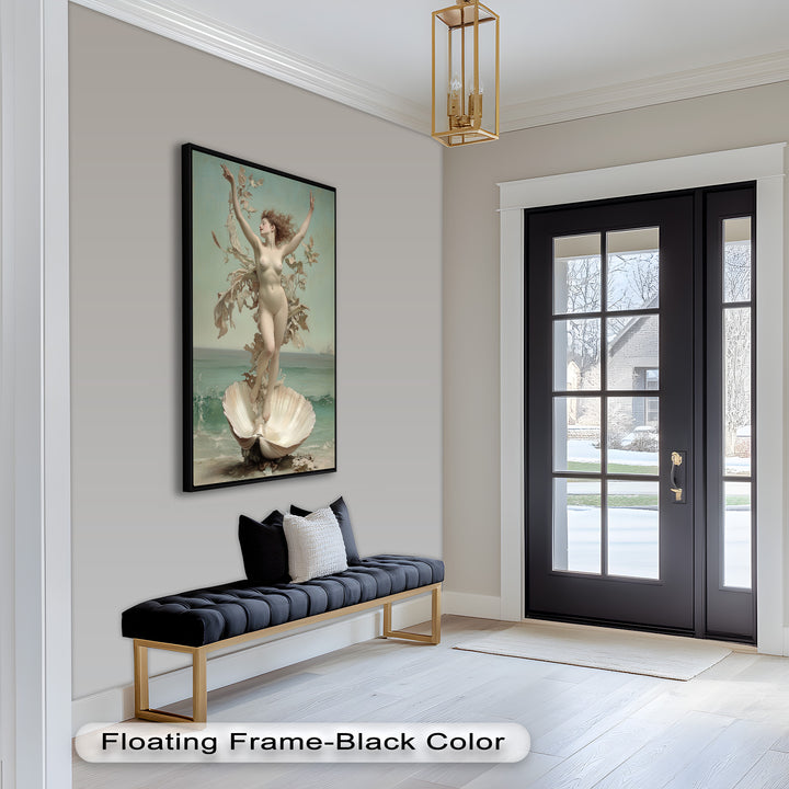 Ethereal Awakening – Renaissance Venus Rising Oil Painting