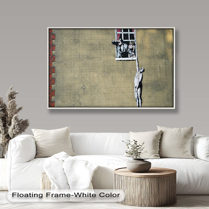Love in Suspense – Banksy Oil Painting