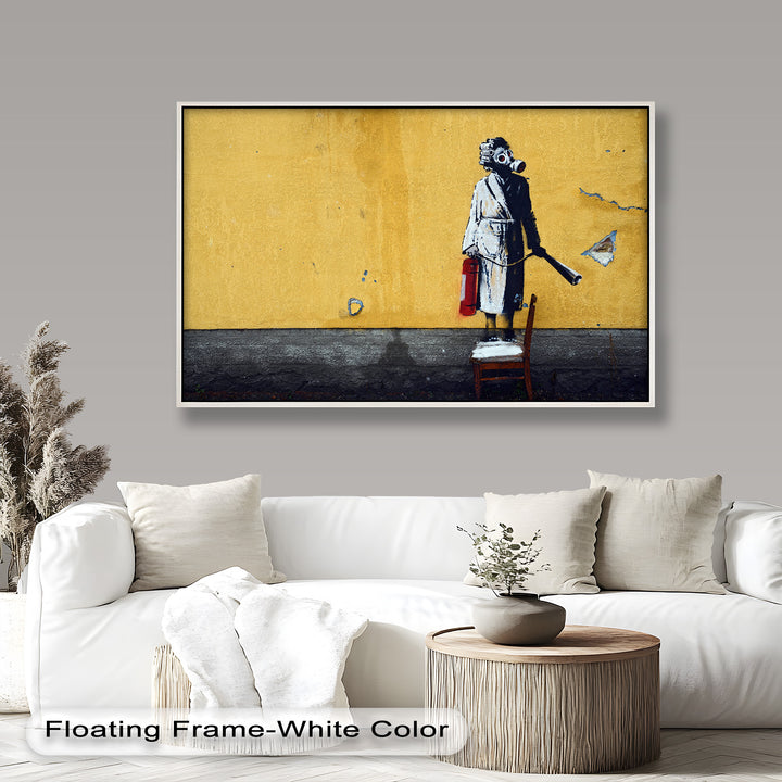Domestic Rebellion – Banksy Oil Painting