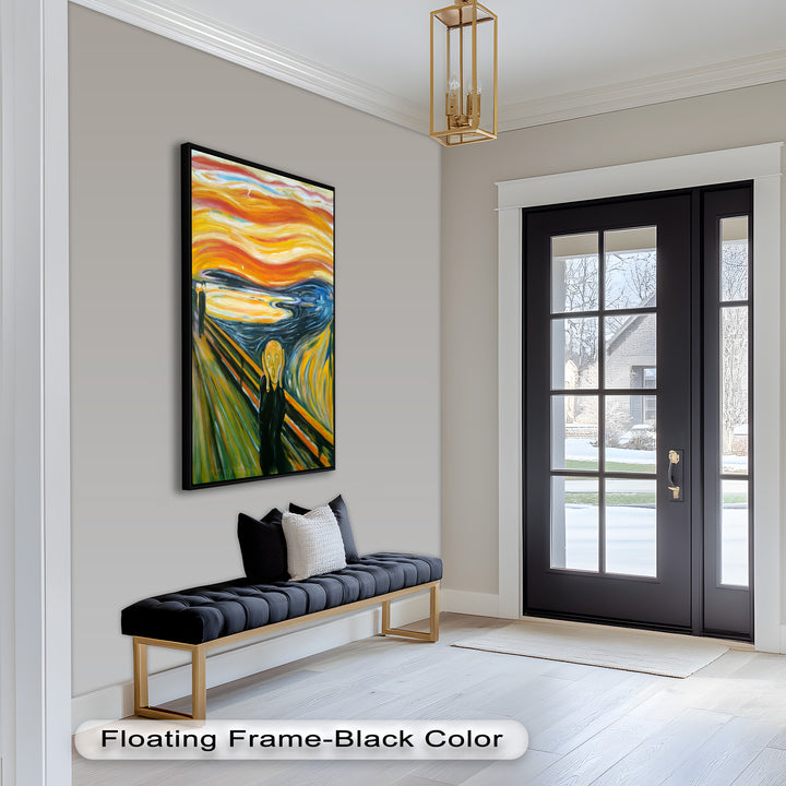 Echo of the Void – Expressionist Angst Picasso Oil Painting