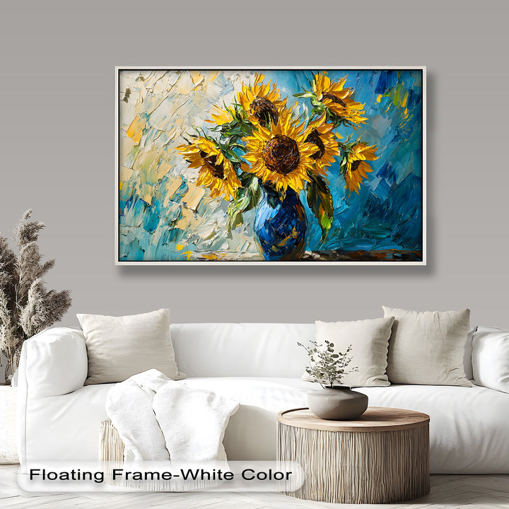 Sunflower Bouquet – Botanical Oil Painting