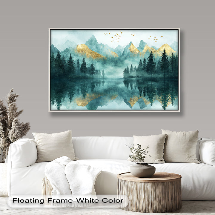 Mist Mountains – Forest Oil Painting