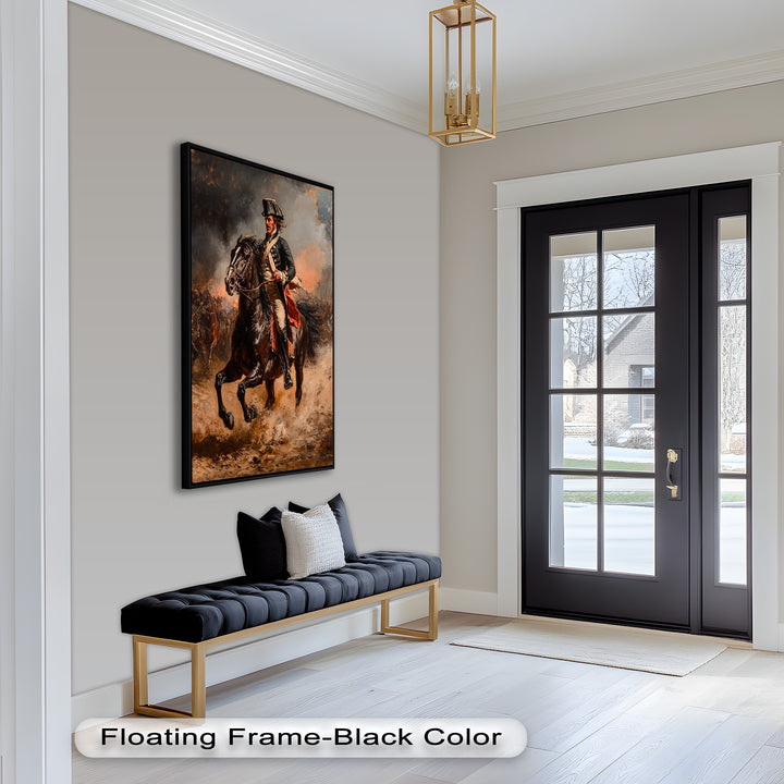 Rider of Defiance – Revolutionary Commander Oil Painting