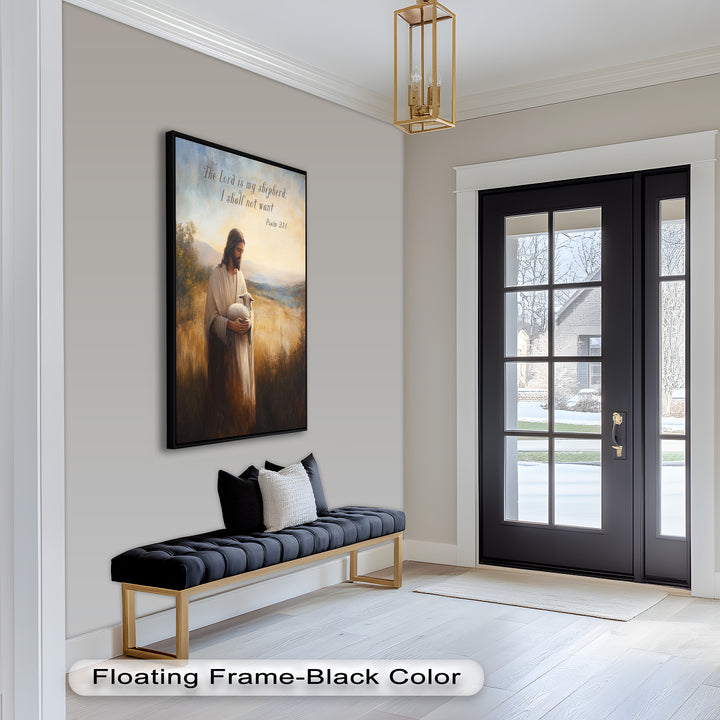 The Good Shepherd – Religious Wall Decor with Scripture

