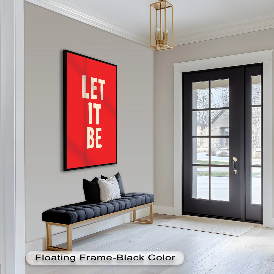 Let It Be – Red Oil Painting - MyPhotoStation