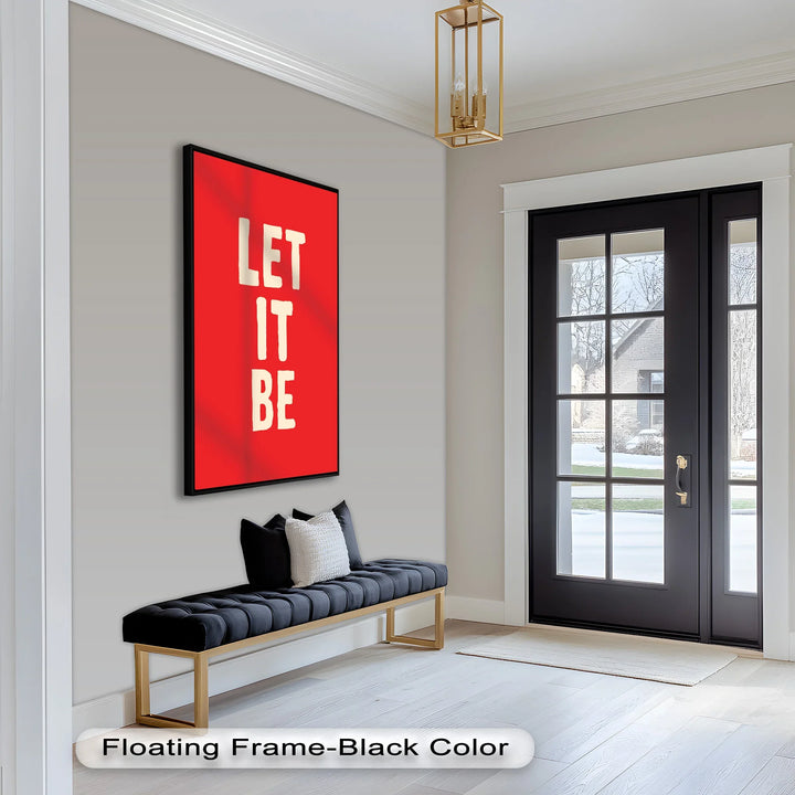 Let It Be – Red Oil Painting - MyPhotoStation