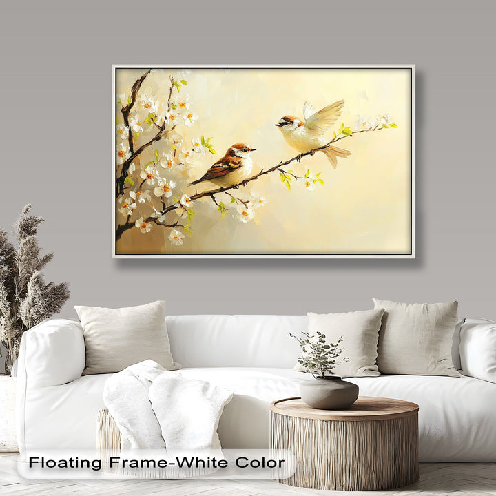 Spring Conversation – Animal Oil Painting