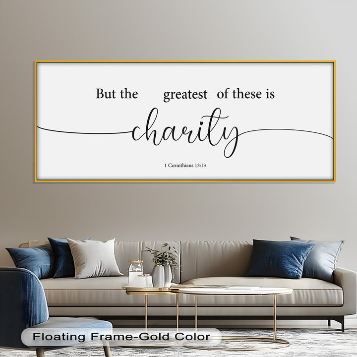 But the Greatest of These is Charity - Christian Oil Painting