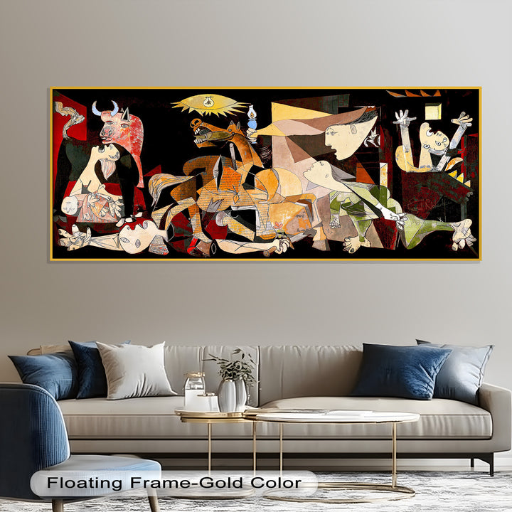 Fragmented Reflection – Abstract Portrait Picasso Oil Painting