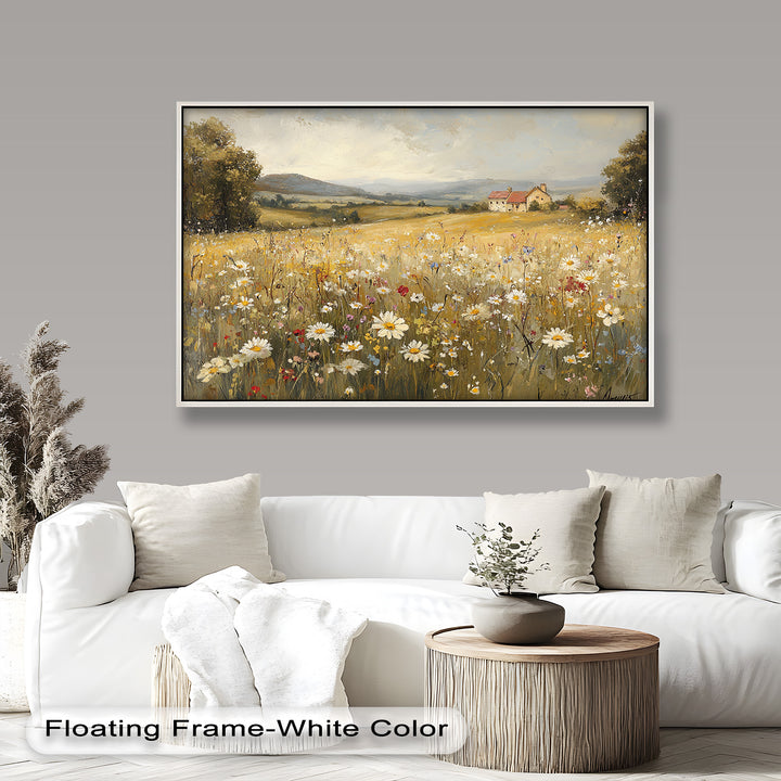 Countryside Bloom – Floral Oil Painting
