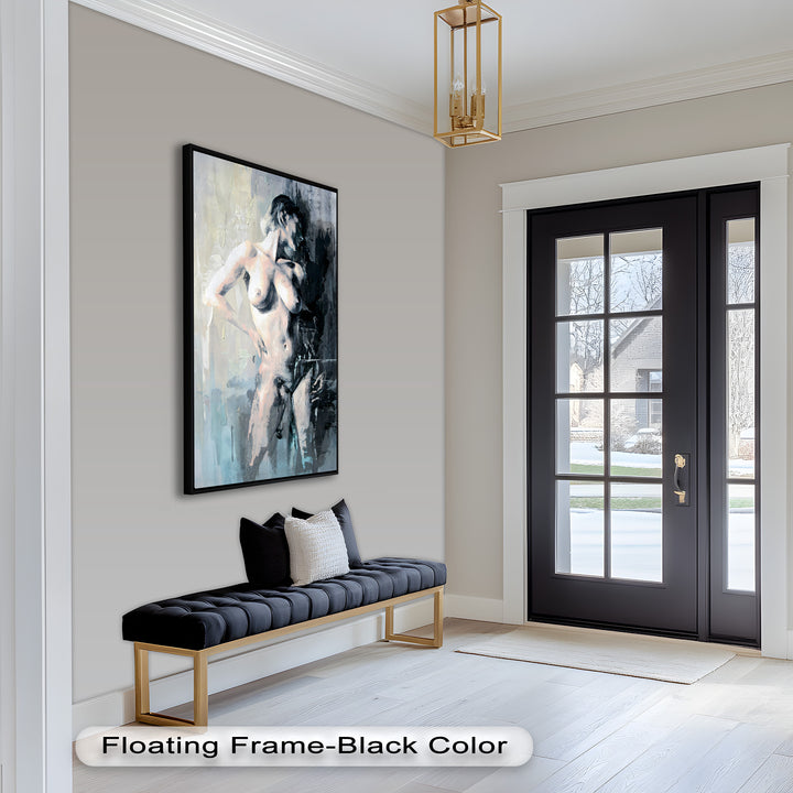 Still in the Shadows – Contemporary Nude Oil Painting
