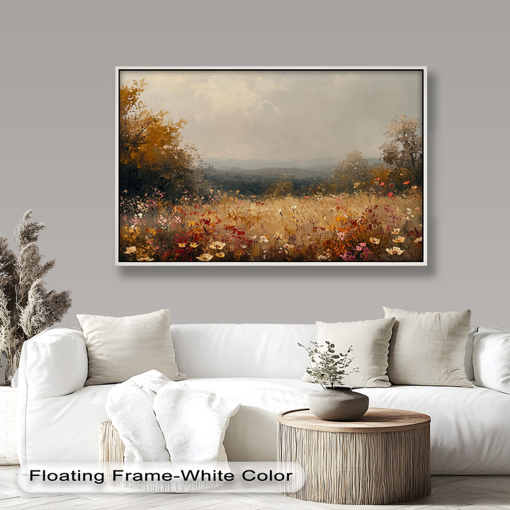 Classic Wildflower Art – Timeless Floral Oil Painting
