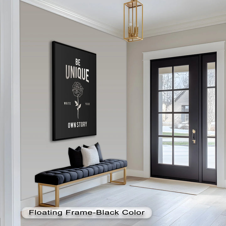 Be Unique – Inspirational Oil Painting - MyPhotoStation