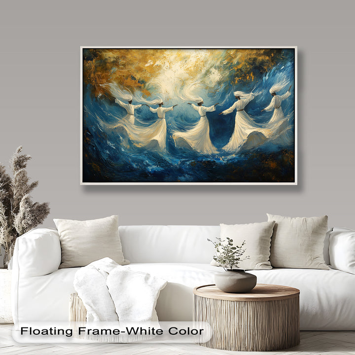 Spiritual Dervishes Wall Decor – Religious Oil Painting