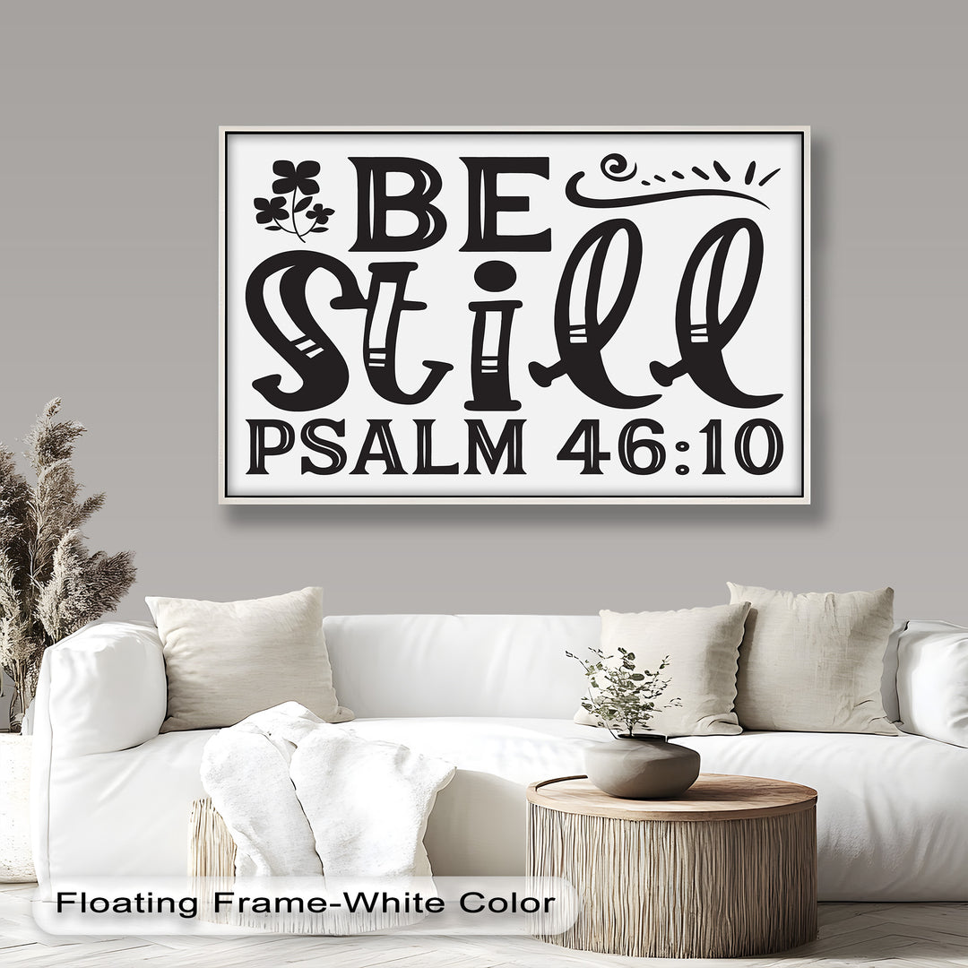 Sei still – Psalm 46:10 Bibel Bibel Ölgemälde