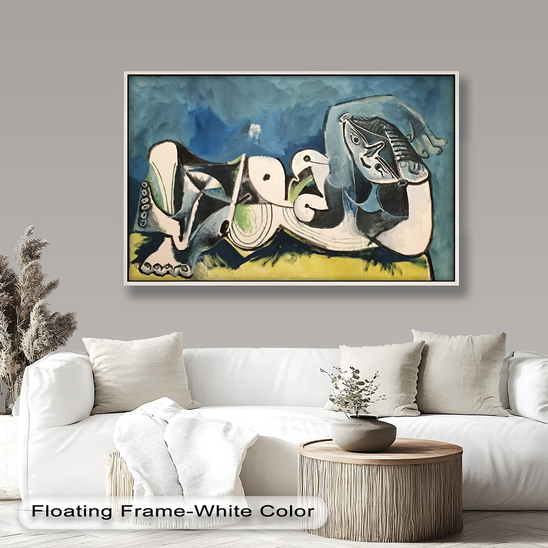 Reclining Abstraction – Picasso Nude Oil Painting