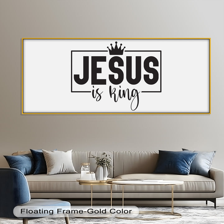 Jesus Is King – Christian Oil Painting