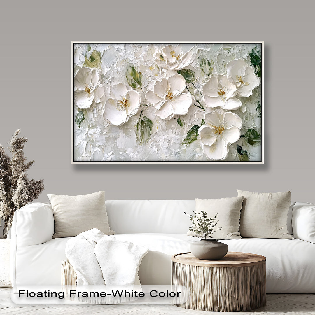 White Flower – Botanical Oil Paintings