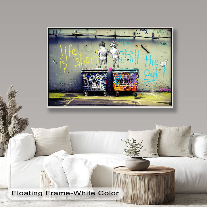 Life Is Short – Banksy Oil Painting