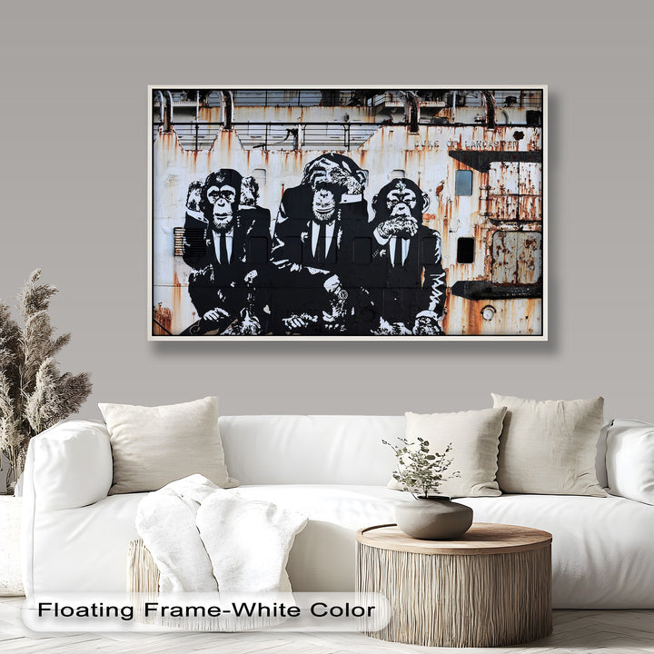 The Silent Truth – Banksy Oil Painting