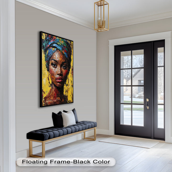 Radiant Soul – Bold Portrait Oil Painting in Fauvist Style